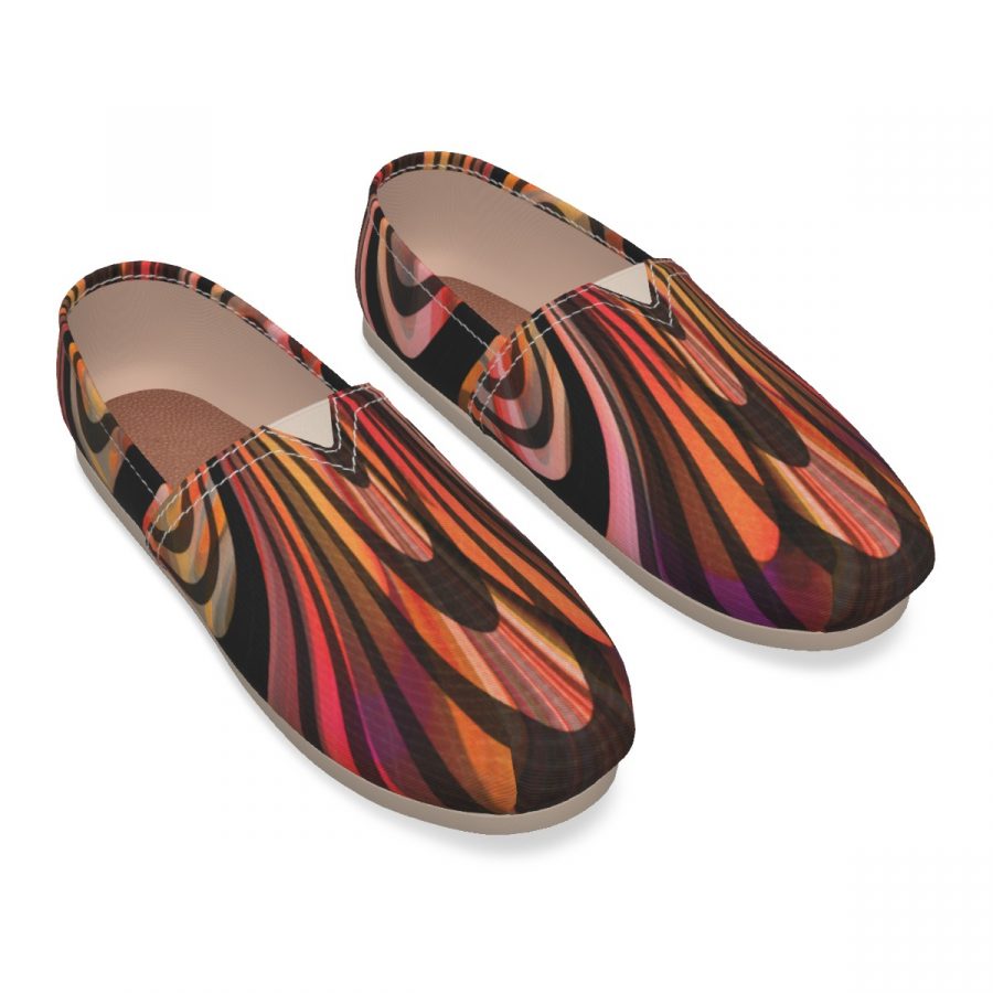 All-Over Print Women's Canvas Fisherman Shoes - Image 2