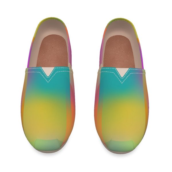 All-Over Print Women's Canvas Fisherman Shoes