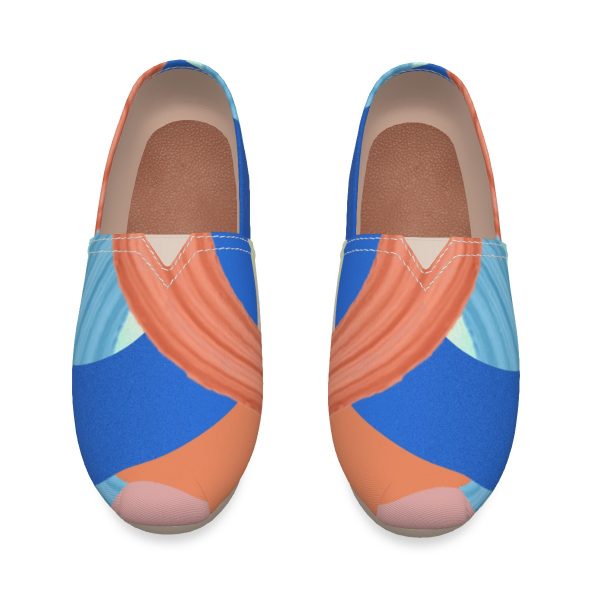 All-Over Print Women's Canvas Fisherman Shoes