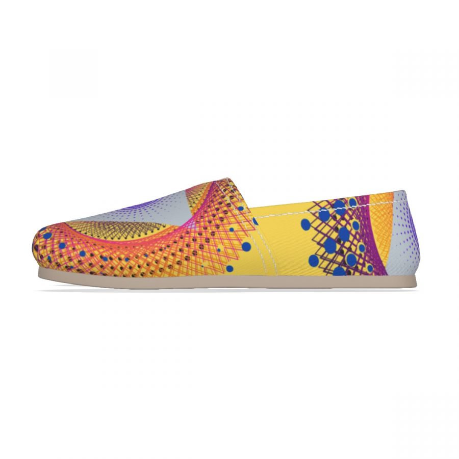 All-Over Print Women's Canvas Fisherman Shoes - Image 5