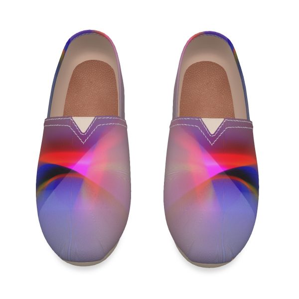 All-Over Print Women's Canvas Fisherman Shoes