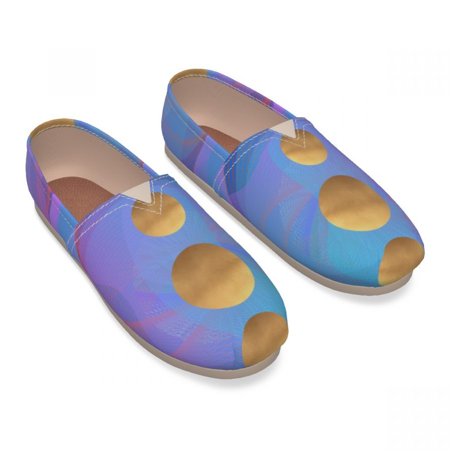 All-Over Print Women's Canvas Fisherman Shoes - Image 2
