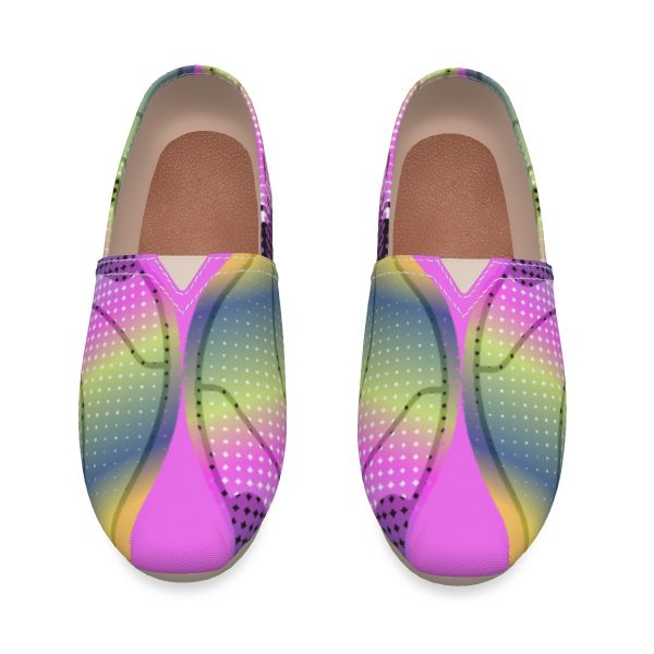 All-Over Print Women's Canvas Fisherman Shoes