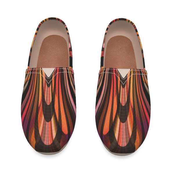 All-Over Print Women's Canvas Fisherman Shoes
