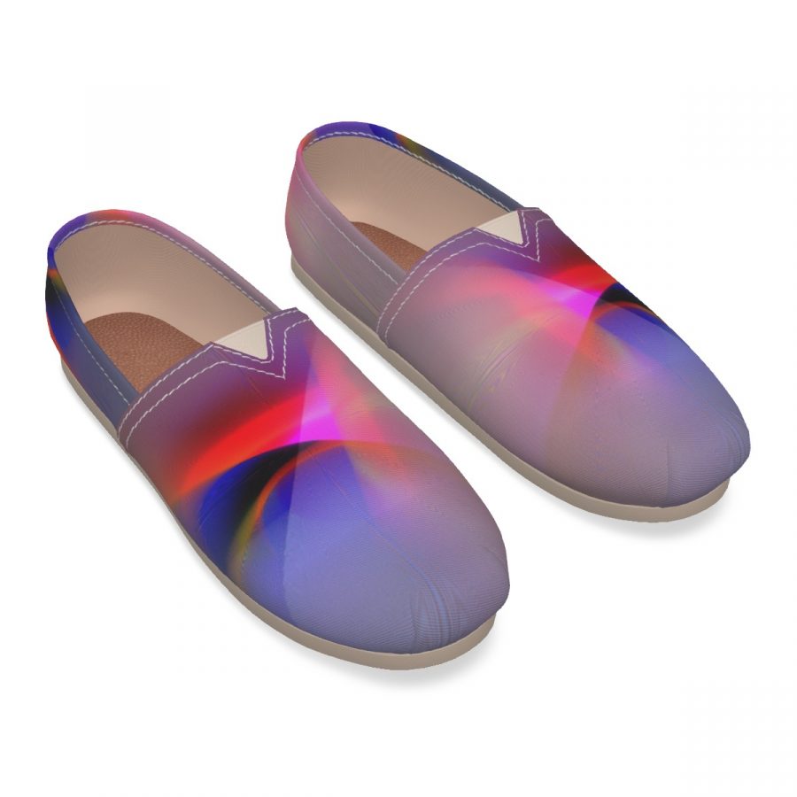 All-Over Print Women's Canvas Fisherman Shoes - Image 2
