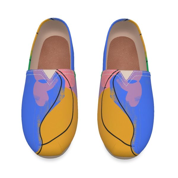 All-Over Print Women's Canvas Fisherman Shoes
