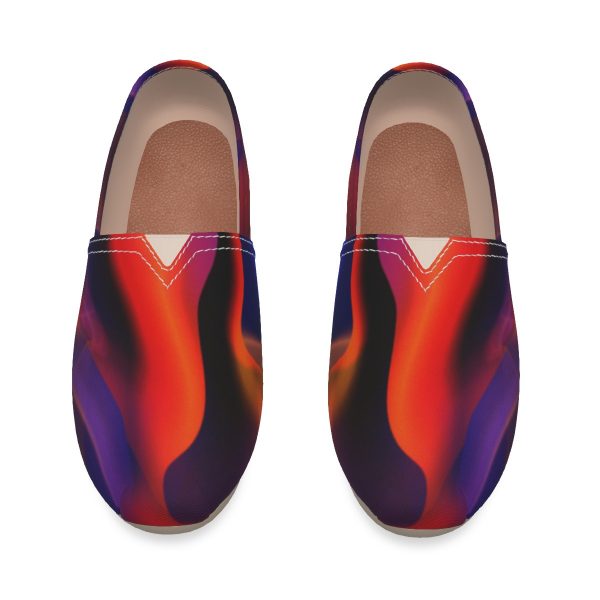 All-Over Print Women's Canvas Fisherman Shoes