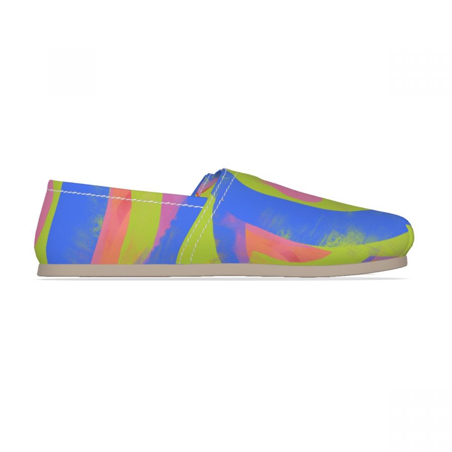All-Over Print Women's Canvas Fisherman Shoes - Image 3
