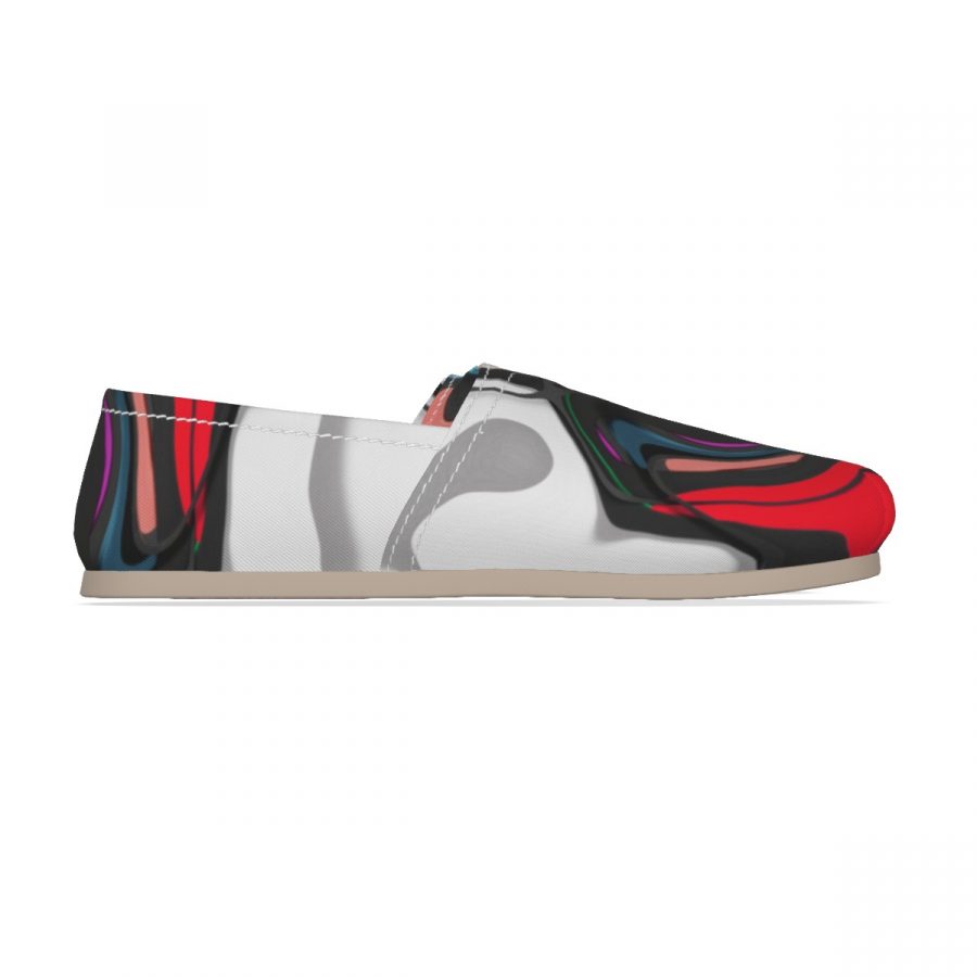 All-Over Print Women's Canvas Fisherman Shoes - Image 3