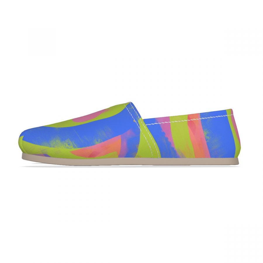 All-Over Print Women's Canvas Fisherman Shoes - Image 5