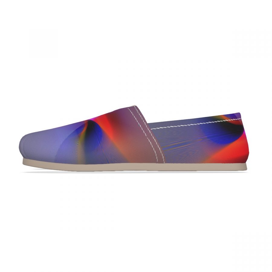All-Over Print Women's Canvas Fisherman Shoes - Image 5