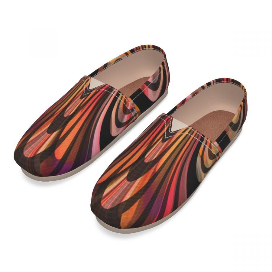 All-Over Print Women's Canvas Fisherman Shoes - Image 4