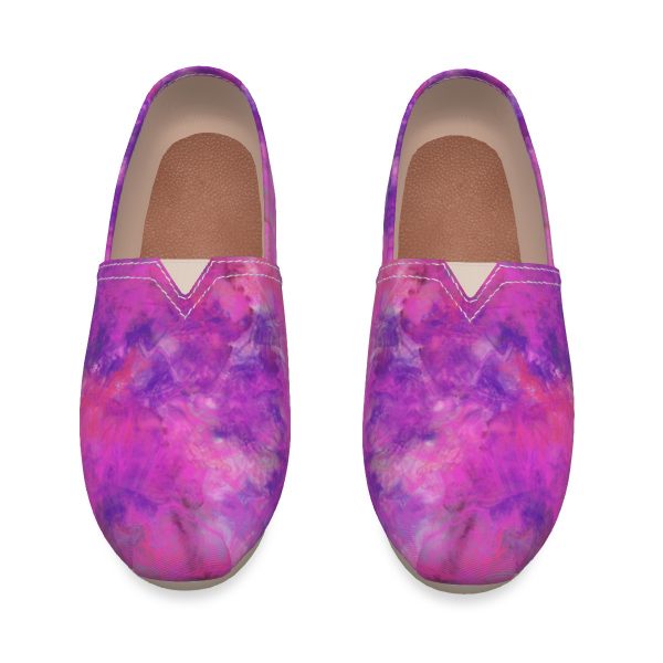 All-Over Print Women's Canvas Fisherman Shoes