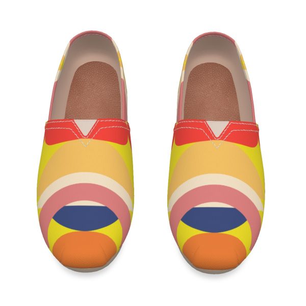 All-Over Print Women's Canvas Fisherman Shoes