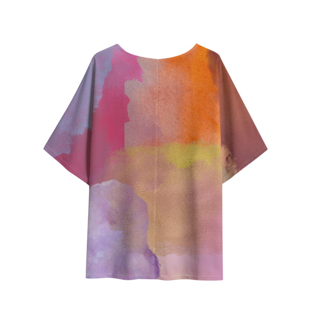 All-Over Print Women's T-shirt with Bat Sleeve - Image 3