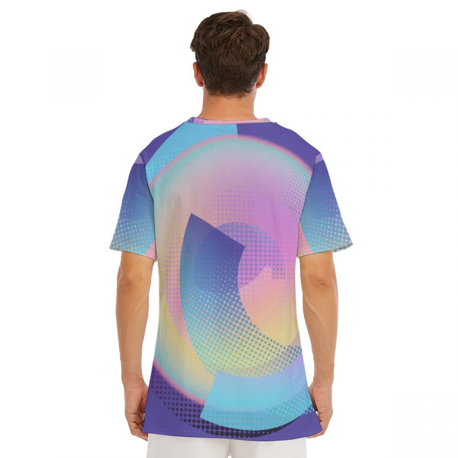 All-Over Print Men's O-Neck T-Shirt | 190GSM Cotton - Image 4