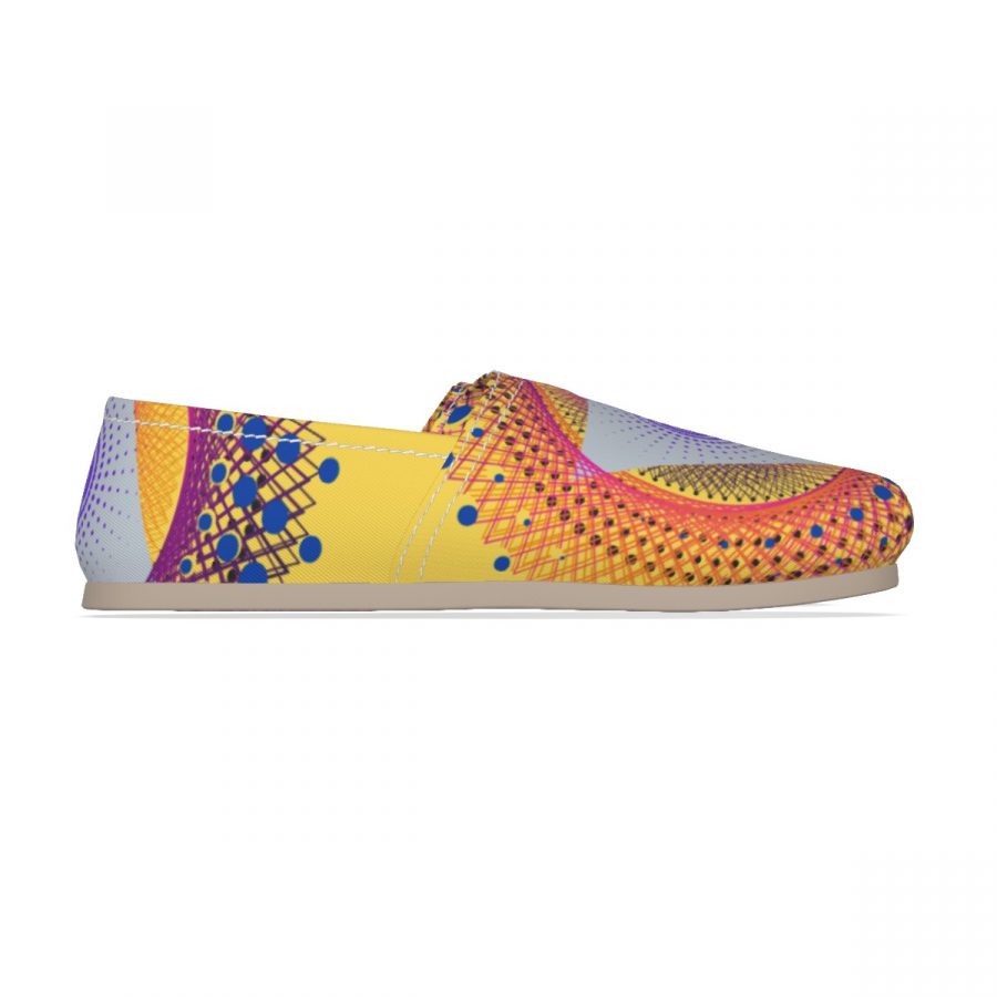 All-Over Print Women's Canvas Fisherman Shoes - Image 3