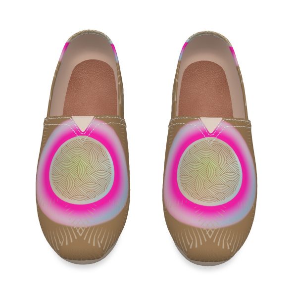 All-Over Print Women's Canvas Fisherman Shoes