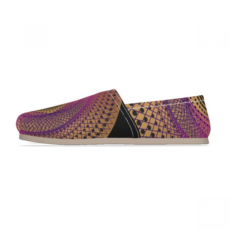 All-Over Print Women's Canvas Fisherman Shoes - Image 5