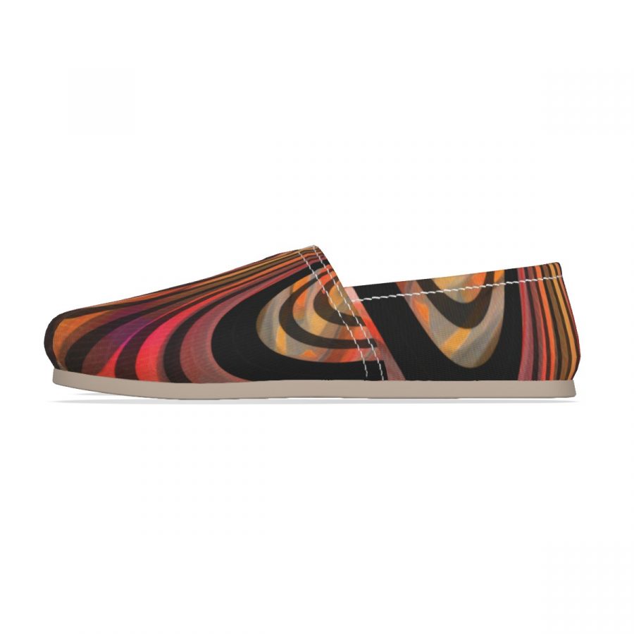 All-Over Print Women's Canvas Fisherman Shoes - Image 5