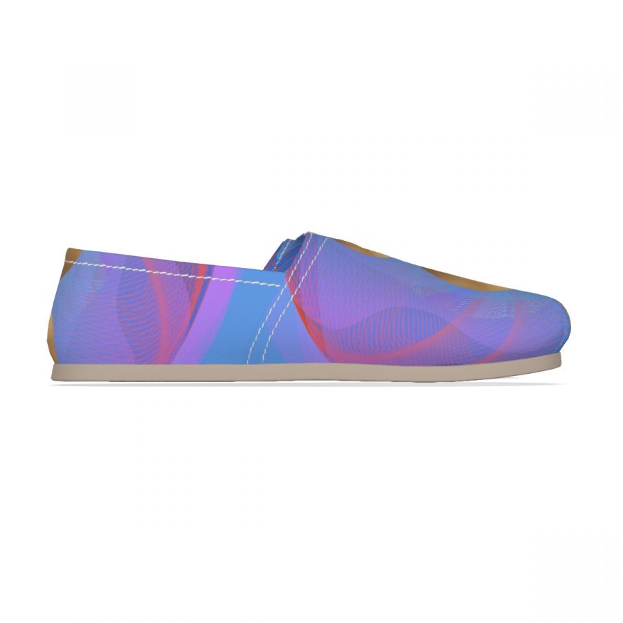 All-Over Print Women's Canvas Fisherman Shoes - Image 3