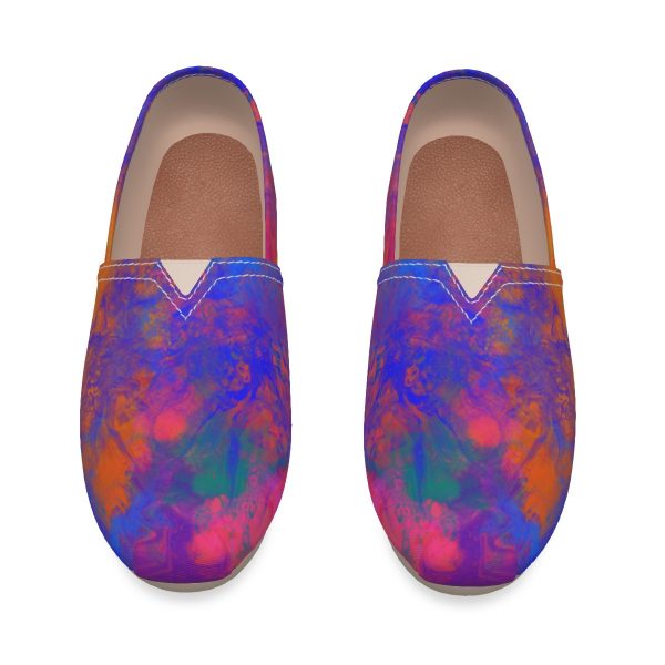 All-Over Print Women's Canvas Fisherman Shoes