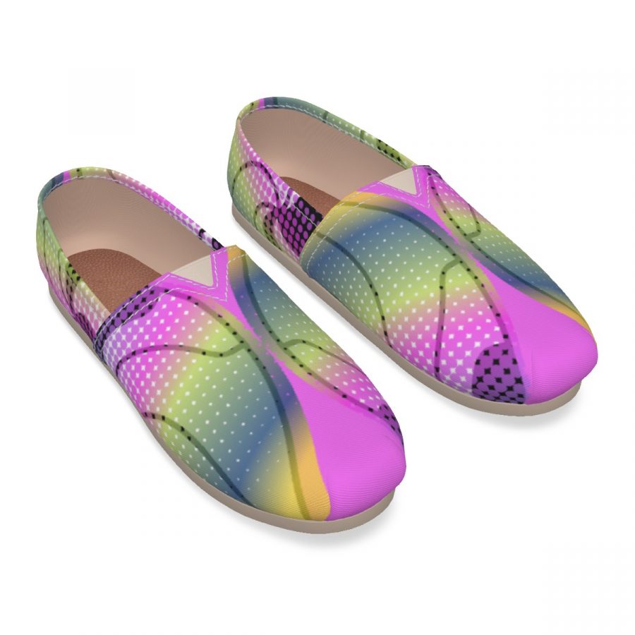 All-Over Print Women's Canvas Fisherman Shoes - Image 2