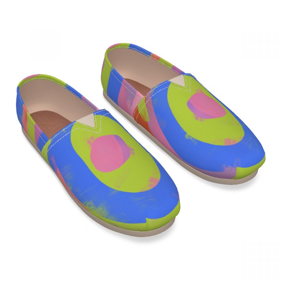 All-Over Print Women's Canvas Fisherman Shoes - Image 2
