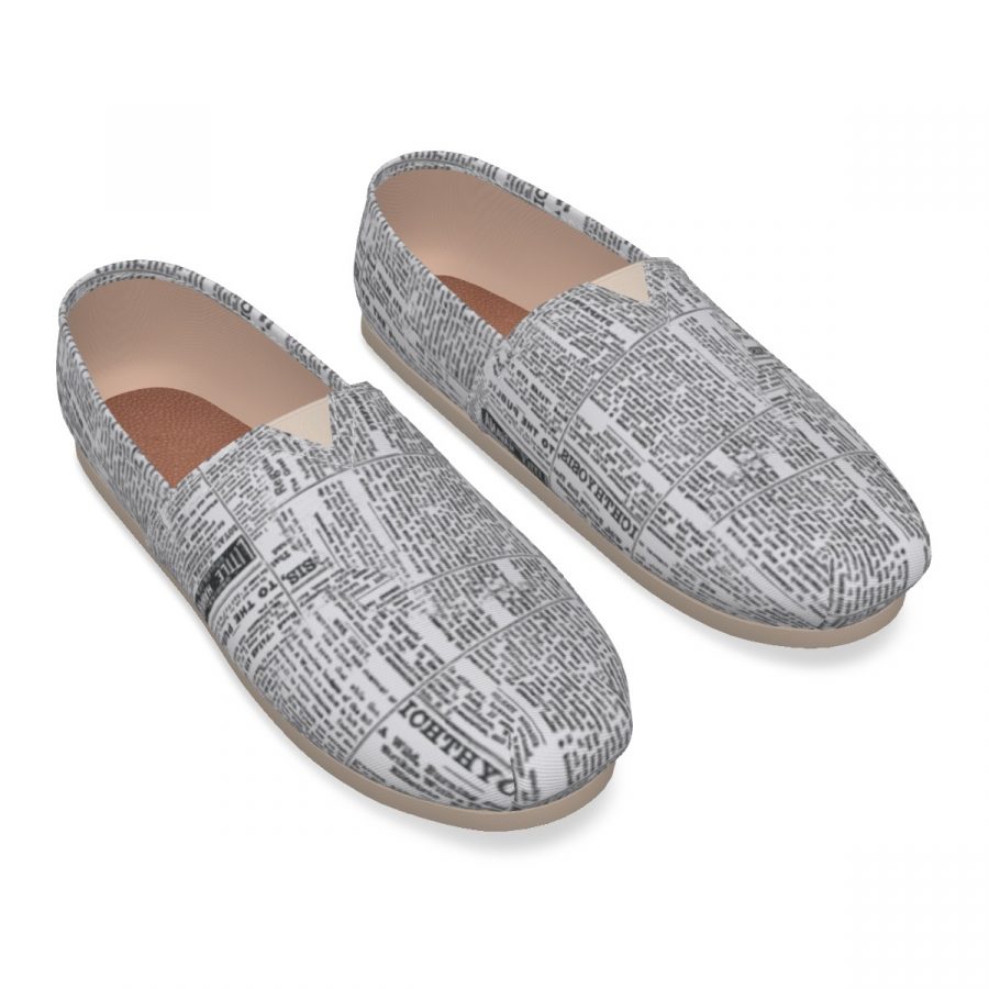All-Over Print Women's Canvas Fisherman Shoes - Image 2