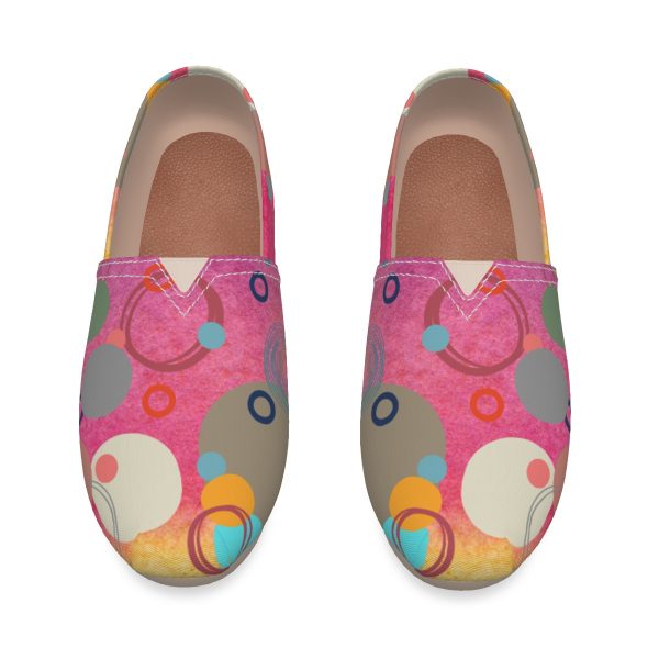 All-Over Print Women's Canvas Fisherman Shoes