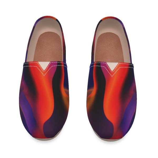 All-Over Print Women's Canvas Fisherman Shoes