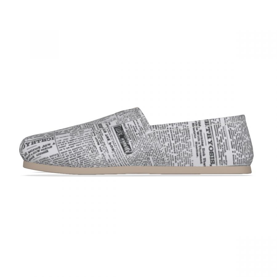 All-Over Print Women's Canvas Fisherman Shoes - Image 5