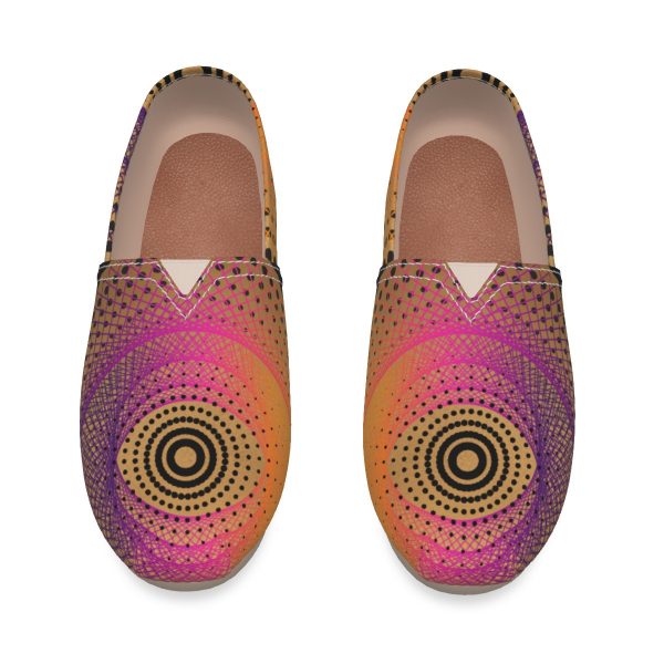 All-Over Print Women's Canvas Fisherman Shoes