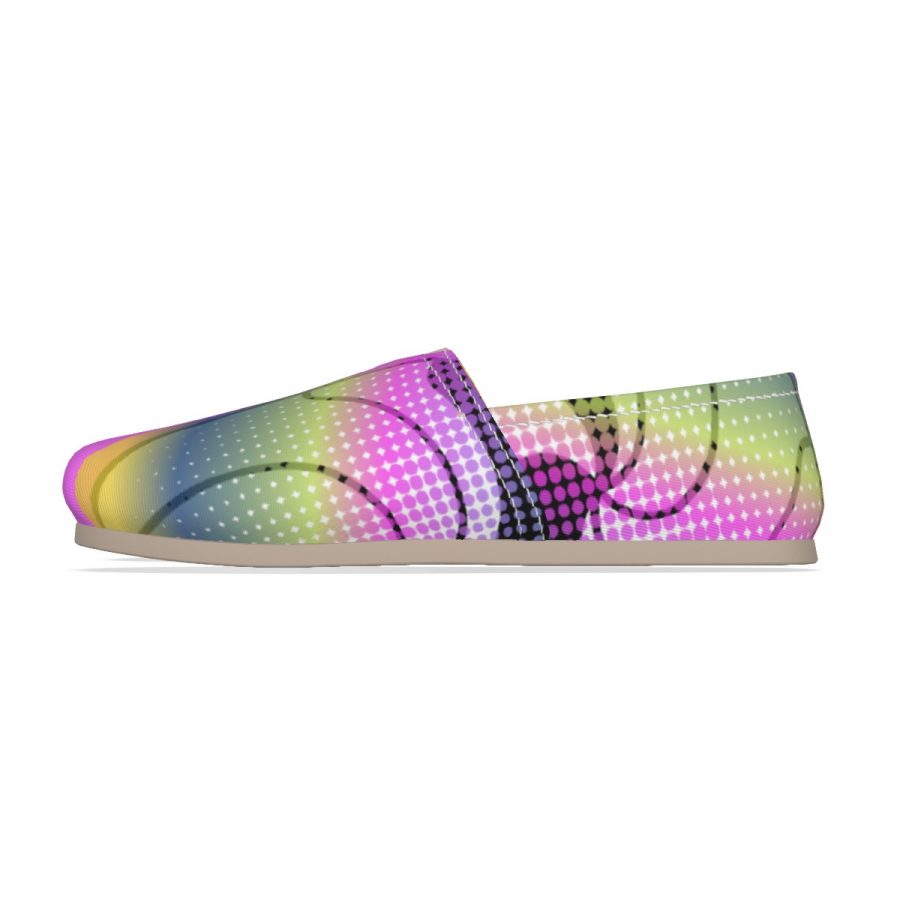 All-Over Print Women's Canvas Fisherman Shoes - Image 5