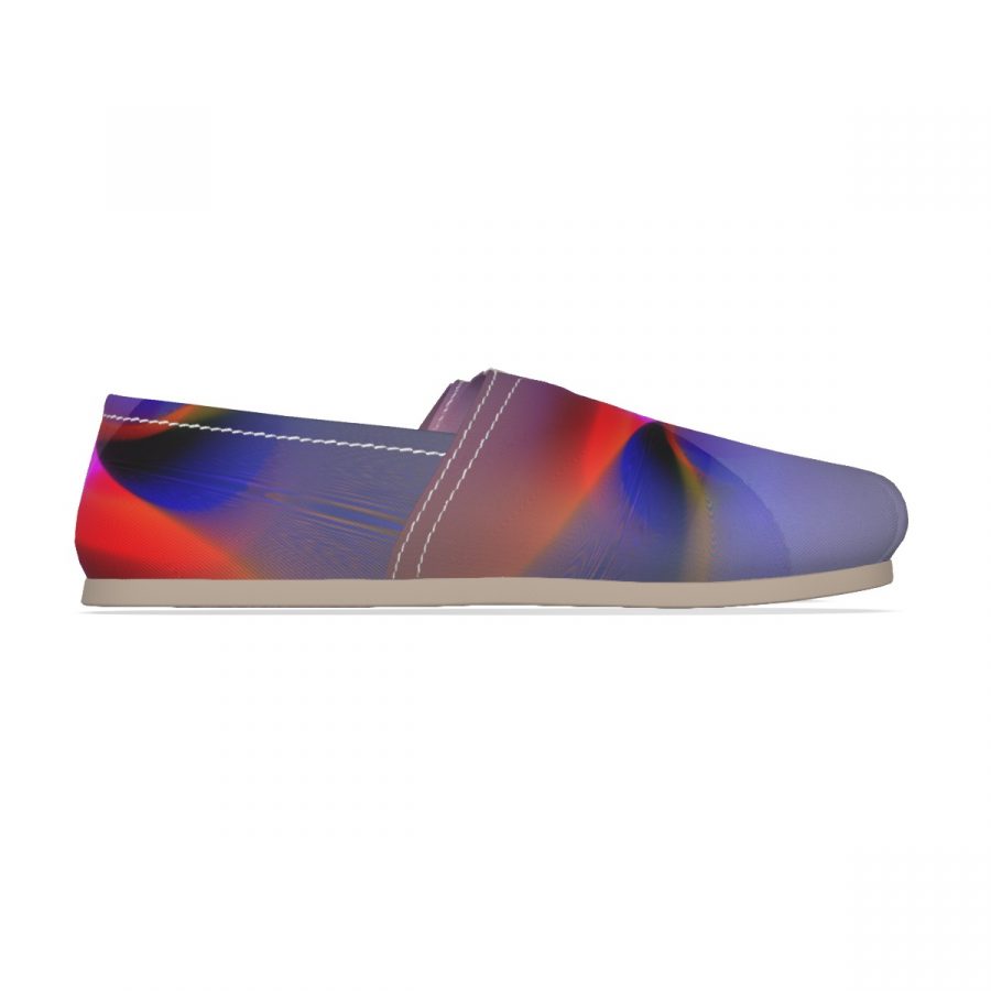 All-Over Print Women's Canvas Fisherman Shoes - Image 3