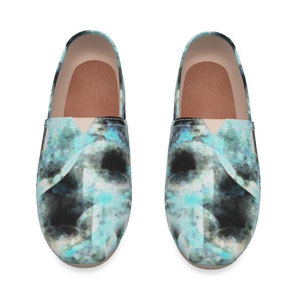 All-Over Print Women's Canvas Fisherman Shoes