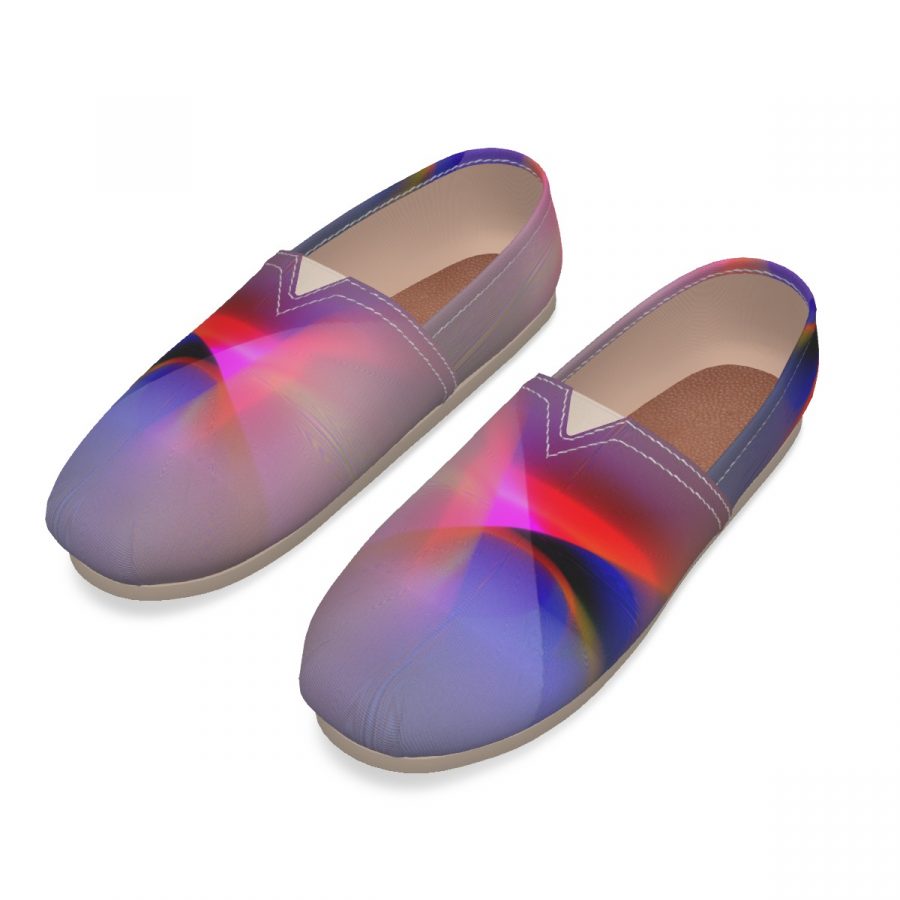 All-Over Print Women's Canvas Fisherman Shoes - Image 4