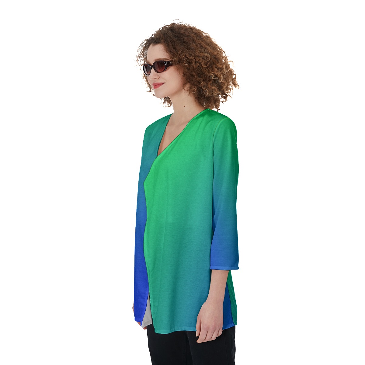 All-Over Print Women's Cardigan| JERSEY - Image 2