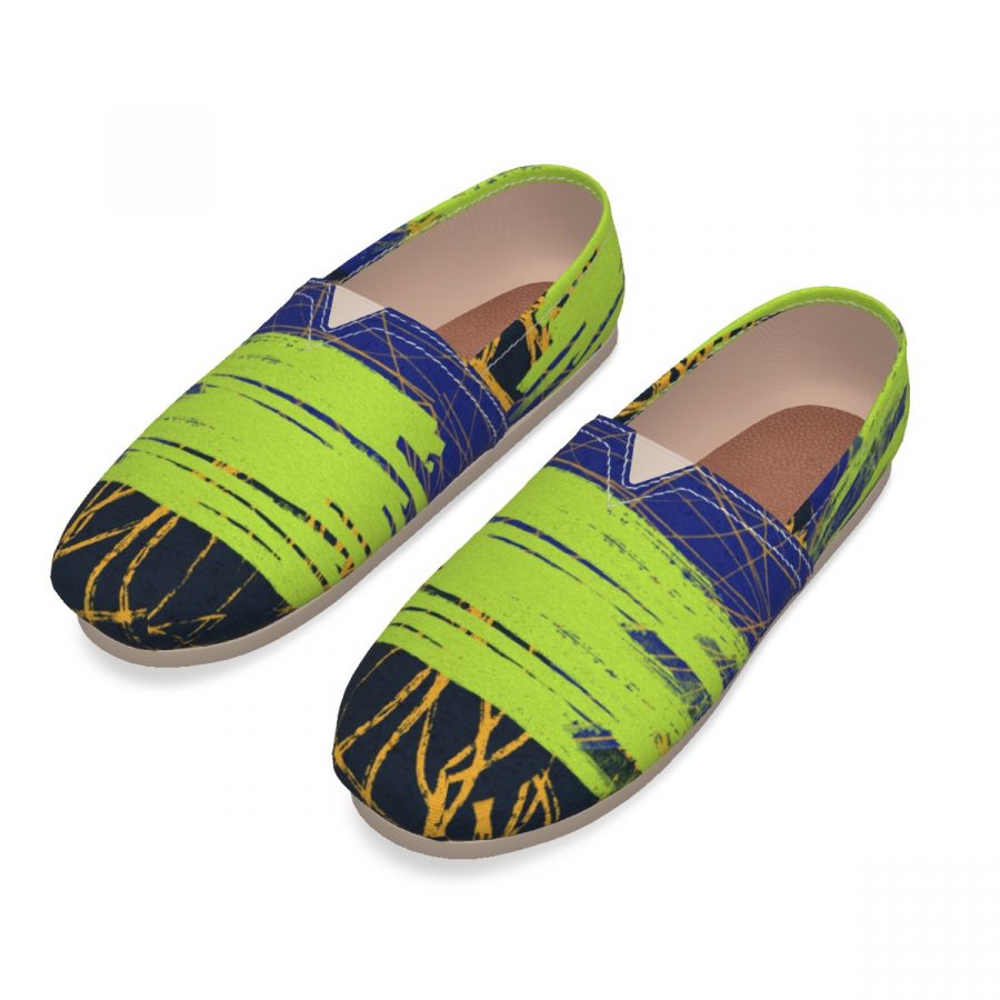 All-Over Print Women's Canvas Fisherman Shoes - Image 4