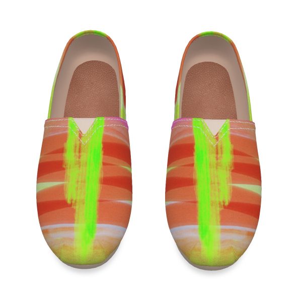 All-Over Print Women's Canvas Fisherman Shoes