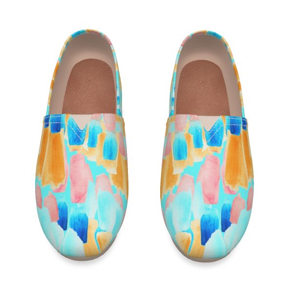 All-Over Print Women's Canvas Fisherman Shoes