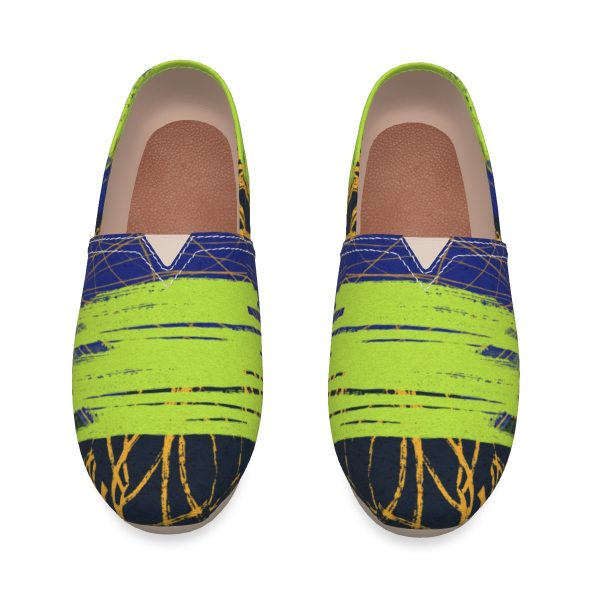 All-Over Print Women's Canvas Fisherman Shoes