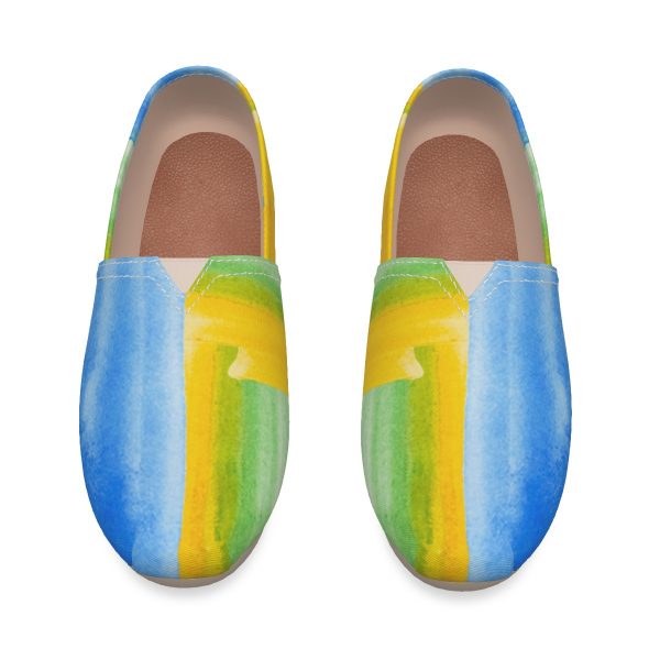 All-Over Print Women's Canvas Fisherman Shoes
