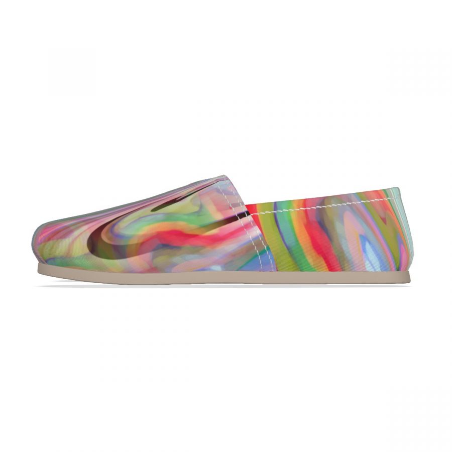 All-Over Print Women's Canvas Fisherman Shoes - Image 5