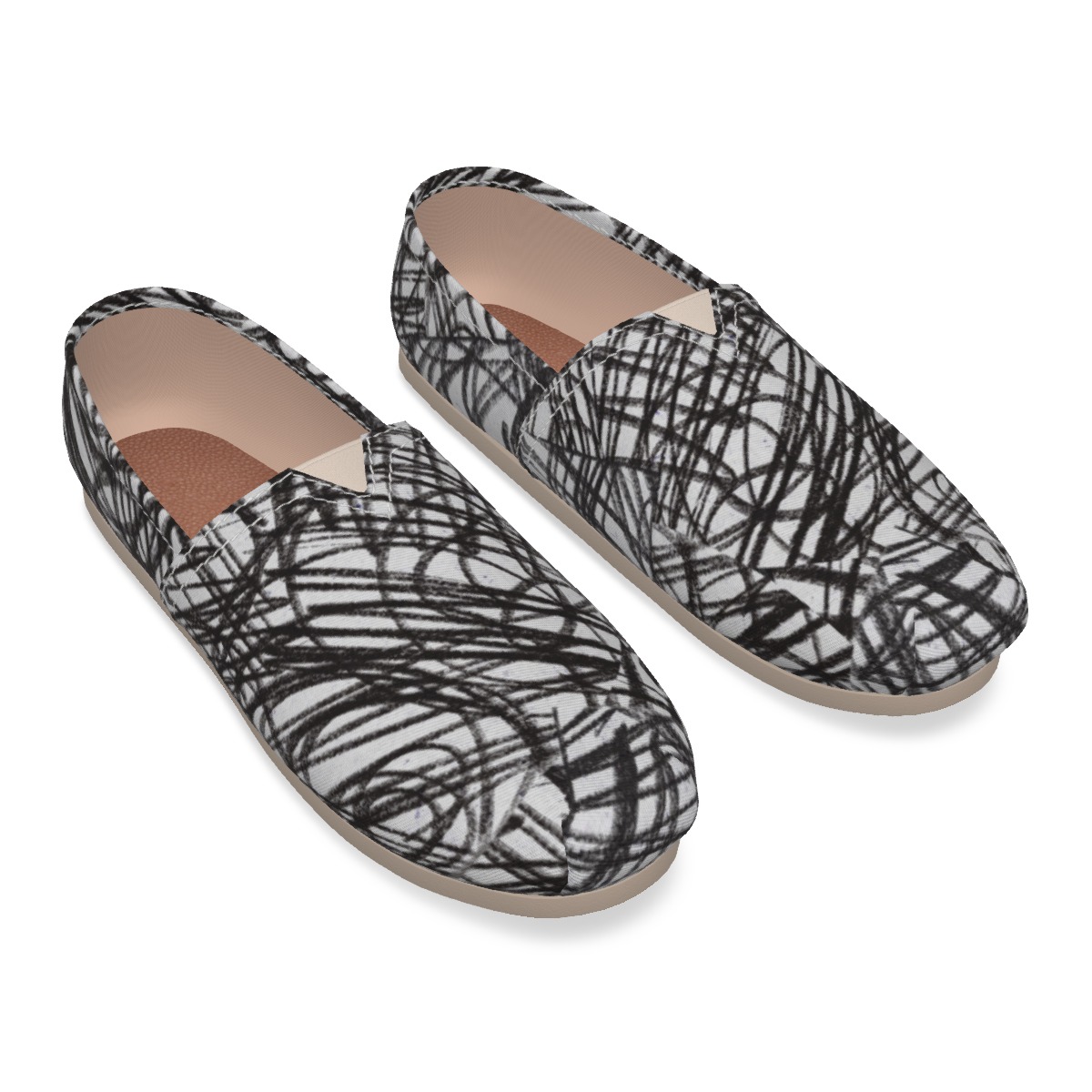 All-Over Print Women's Canvas Fisherman Shoes - Image 2