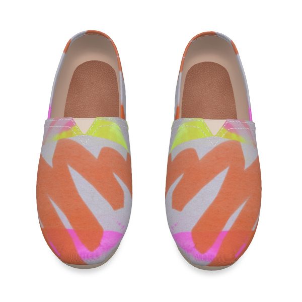 All-Over Print Women's Canvas Fisherman Shoes