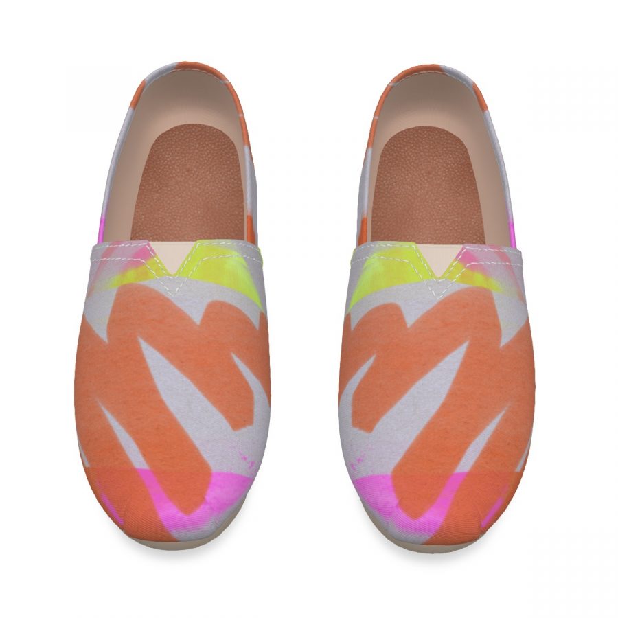 All-Over Print Women's Canvas Fisherman Shoes