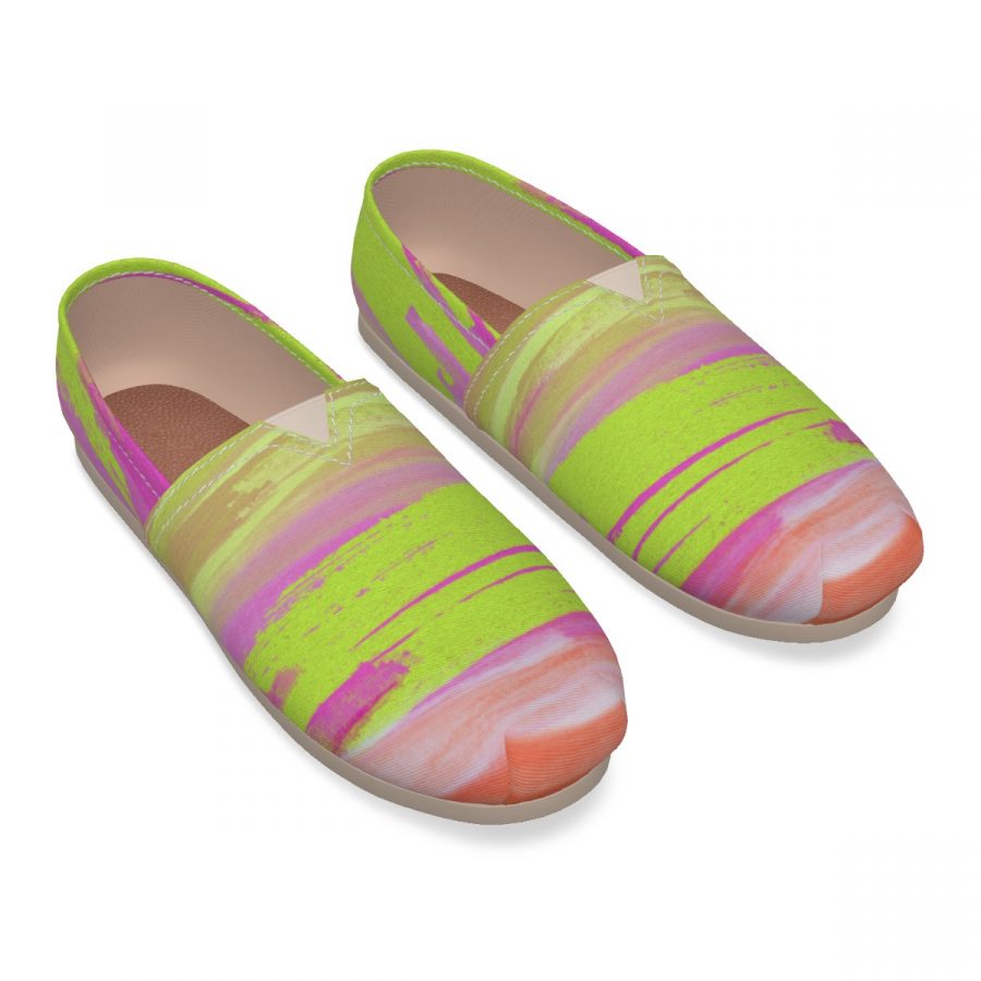 All-Over Print Women's Canvas Fisherman Shoes - Image 2