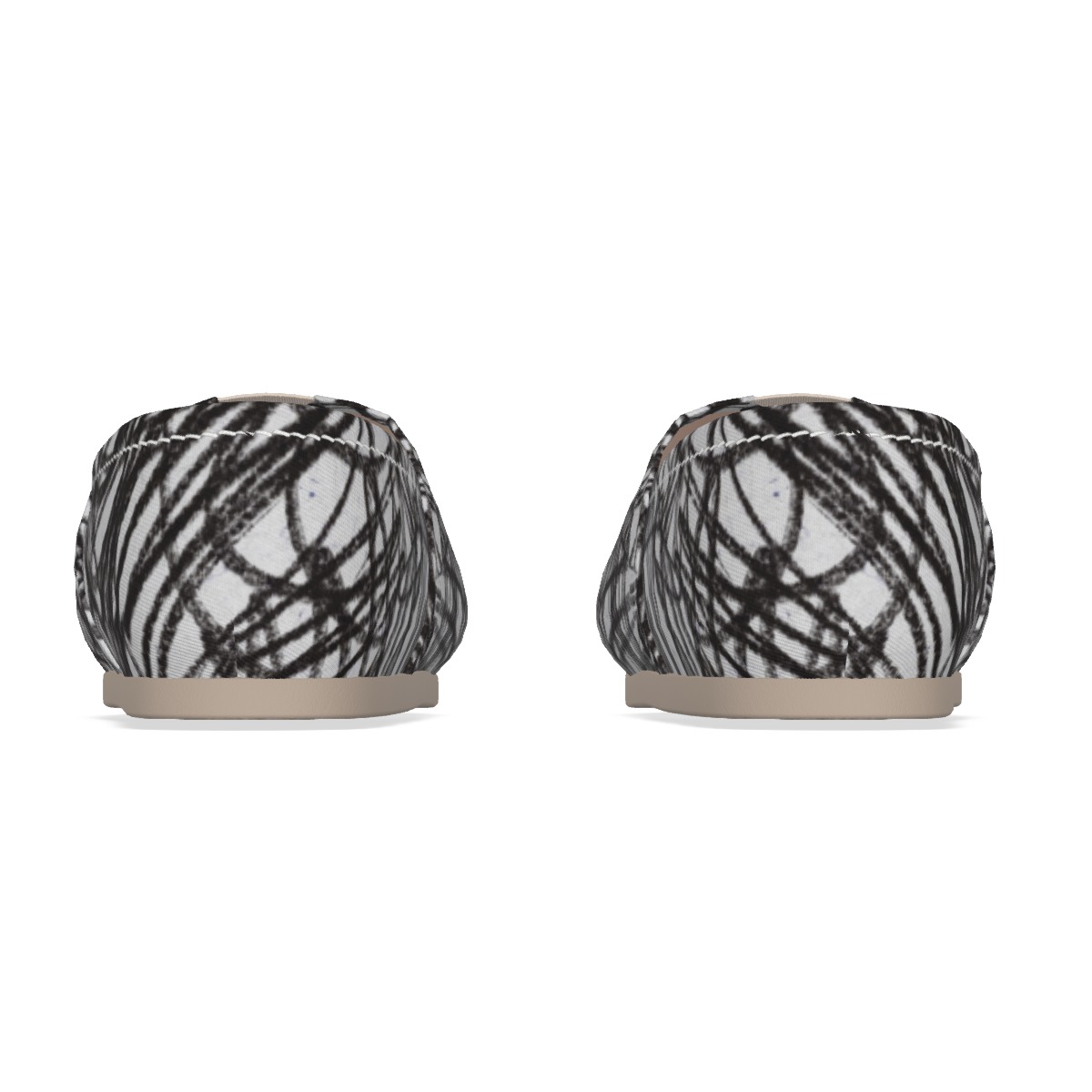 All-Over Print Women's Canvas Fisherman Shoes - Image 6