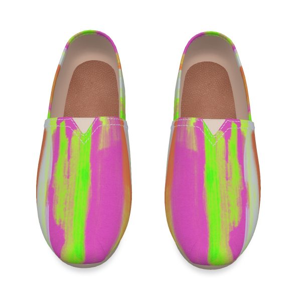 All-Over Print Women's Canvas Fisherman Shoes